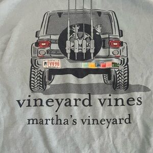 Vineyard Vines Men’s Small Long Sleeve Jeep Fishing Rods Martha’s Vineyard Shirt